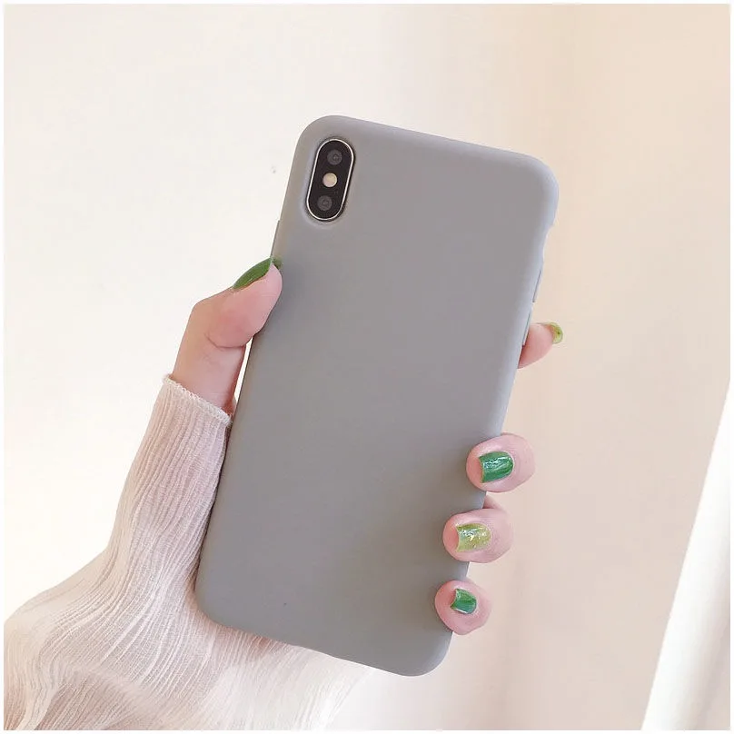 Slim Thin Candy Color Matte Skin Soft TPU Case Cover on sfor Samsung A10 A20 A30 A40 A50 M10 M20 Matcha Green Silicon Phone Capa (3)