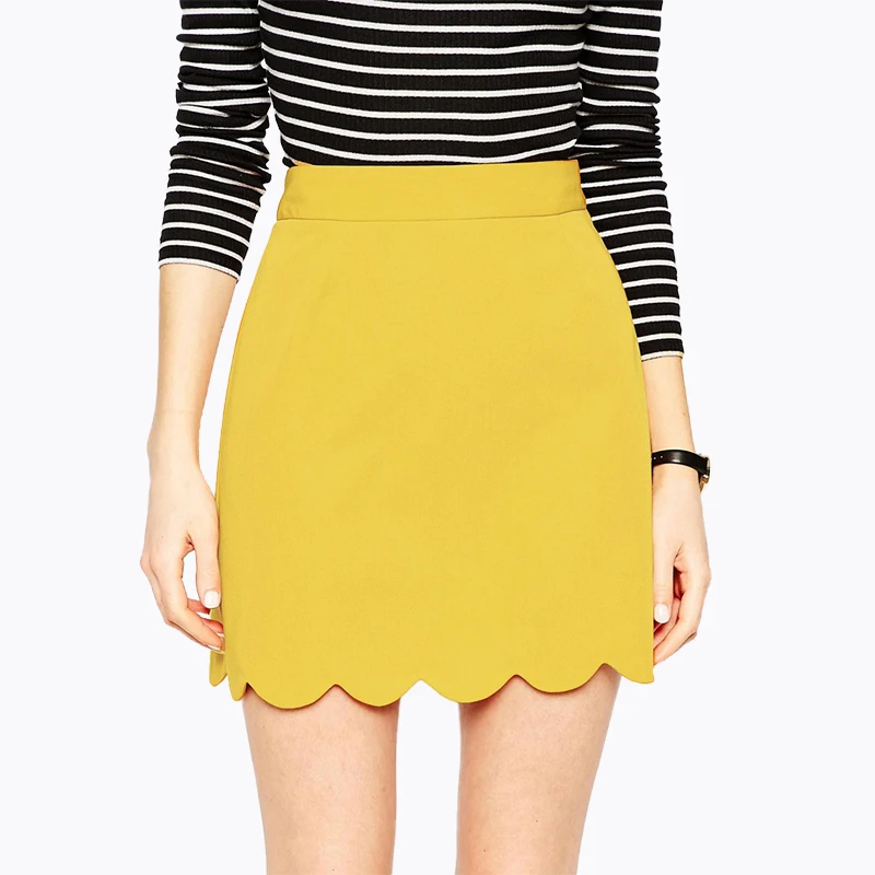 High Waisted Skirts Womens 2017 New Fashion A Line Short Skirt Saias