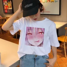 Летняя новинка, женская футболка с короткими рукавами в японском стиле, повседневные милые топы с круглым вырезом и принтом в стиле Харадзюку, большие размеры