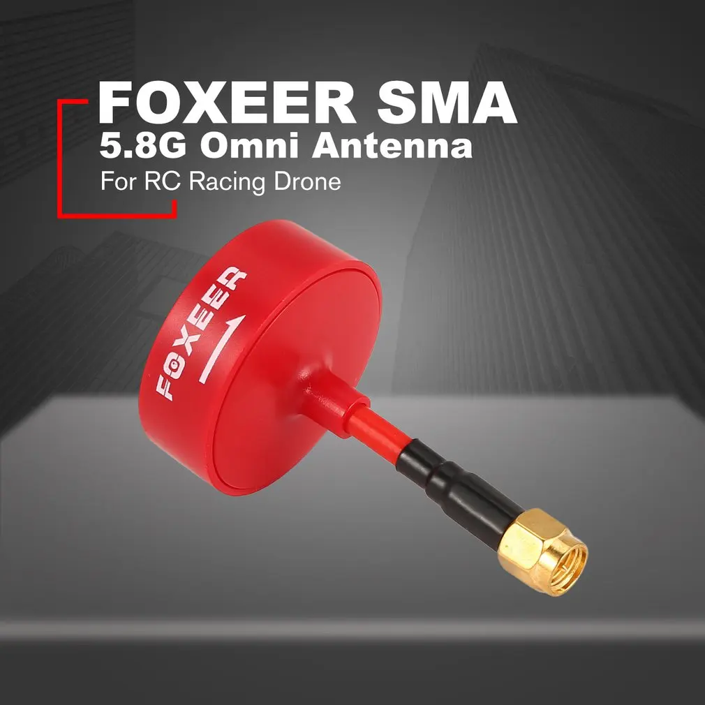 FOXEER RPSMA 5,8G 3dBi TX/RX RHCP длинный тип круговой поляризационный Omni антенна для FPV Дрон Fatshark Goggle очки