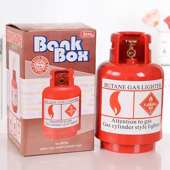 

Creative Fun Shape PiggyBank Friend Birthday Gifts Gas Tank Bottle Style Money Penny Box Presents Decoration Saving Pot Ornament