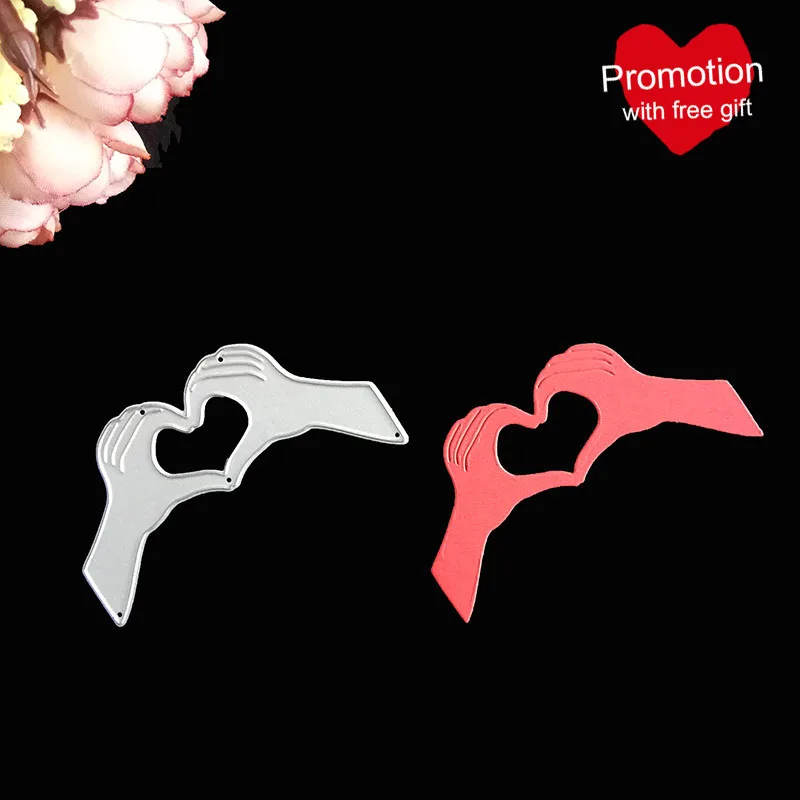 

METAL CUTTING DIES Hands Heart Wedding die scrapbook PAPER CRAFT Wedding Invitation card album Die art cutter for scrapbooking