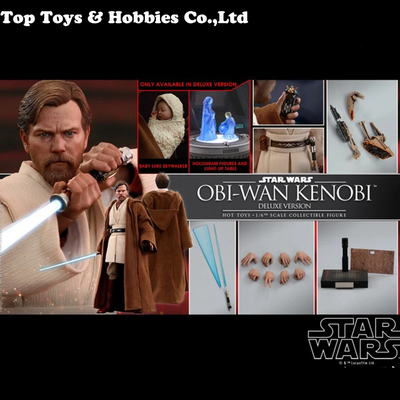 Полный набор Hottoys MMS478 1/6 масштаб Obi-Wan KENOBI фигурка Звездные войны фигурка игрушка Коллекционная фигурка кукла игрушки подарок с коробкой
