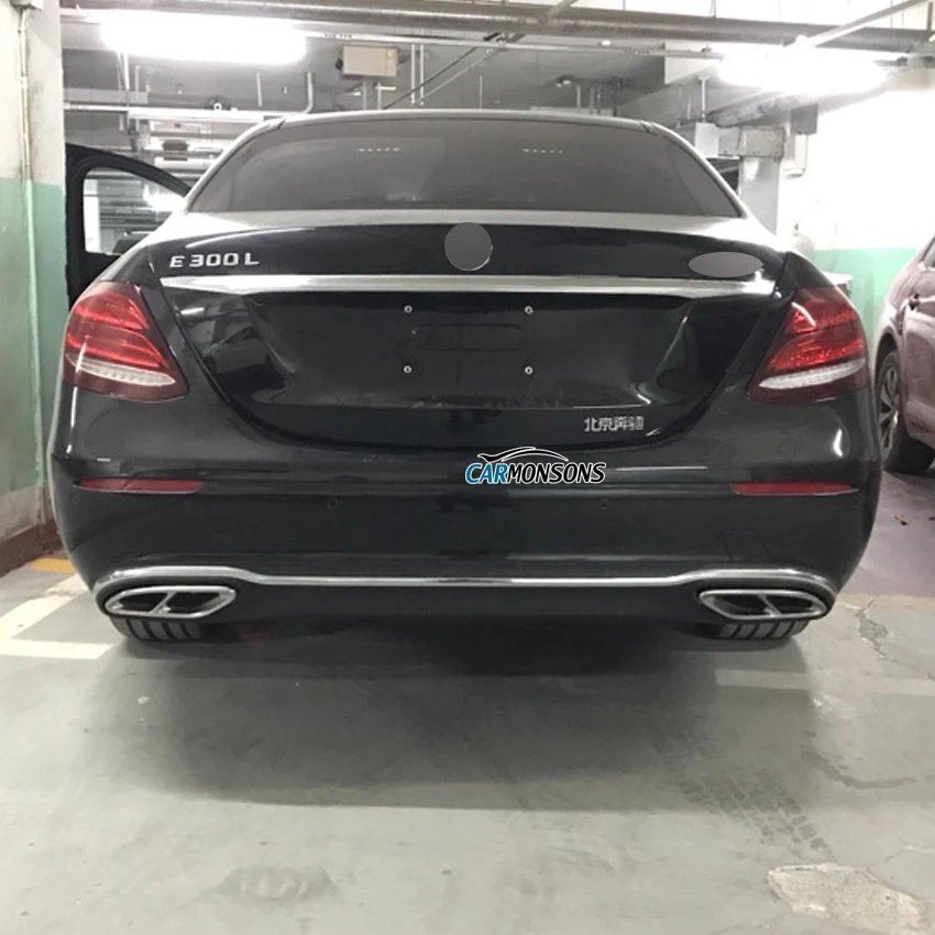 Для Mercedes Benz C GLC E Class W205 W212 W213 X253 Нержавеющая сталь выхлопной трубы крышки обод хромированный автомобильный Стайлинг