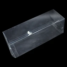 30 шт прозрачная кубовидная ПВХ пластиковая коробка упаковка Складная Коробка конфета Косметическая чаша для торта вечерние свадебные 9 Размер