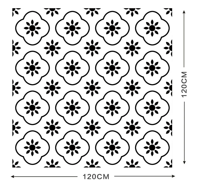 ПВХ наклейка на пол для туалетной комнаты, Толстая Водостойкая Нескользящая самоклеящаяся настенная бумага для кухни, гостиной, контактная бумага