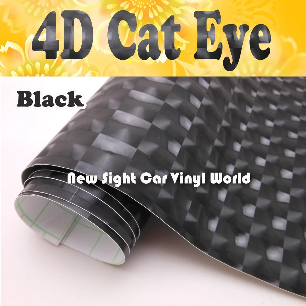 High Quality Black 4D font b Cat b font font b Eye b font Car Vinyl