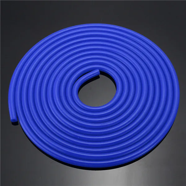 5 м силиконовый вакуумный трубчатый шланг высокая термостойкость черный/красный/синий водопровод внутренний диаметр 4 мм
