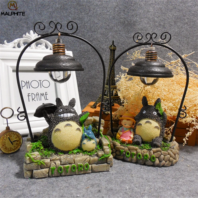 Милый светодиодный светильник Totoro для домашнего декора из японского мультфильма