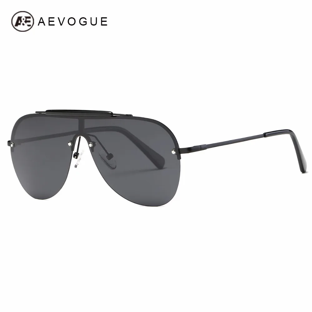 

AEVOGUE Polarized Sunglasses Men Alloy Frame Brand Designer Steampunk Unisex Sun Glasses UV400 AE0557