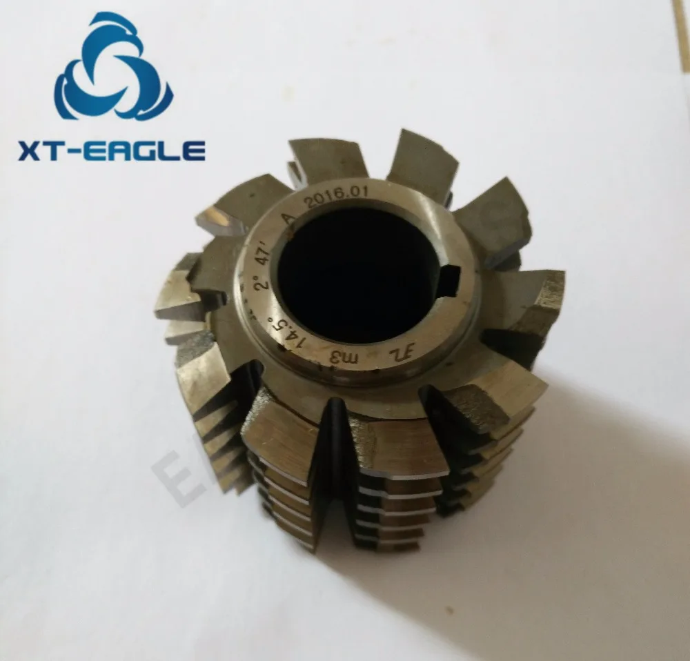 HSS M1.6 Module Gear Hob Cutter PA20 degree 55*45*22hole