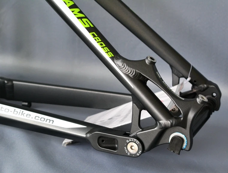 Clearance SALTO Full Suspension Frame Mountain Bicycle Shock Absorber Frame 26ER Aluminum Alloy Soft Tail Downhill Bicicleta Cadre Parts 4