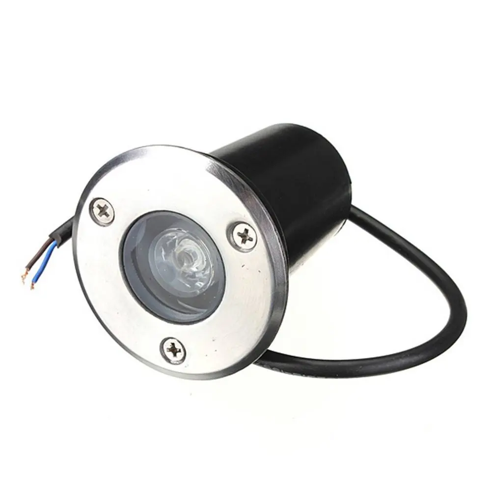 20 шт. IP67 led подземный светильник 3 Вт 12 в 110 В 220 теплый белый зеленый синий цвет под