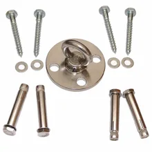 Нержавеющая сталь стены, потолок крепёжный кронштейн якорь для подвески Ремни Свинг Йога-гамак с песком крепежом