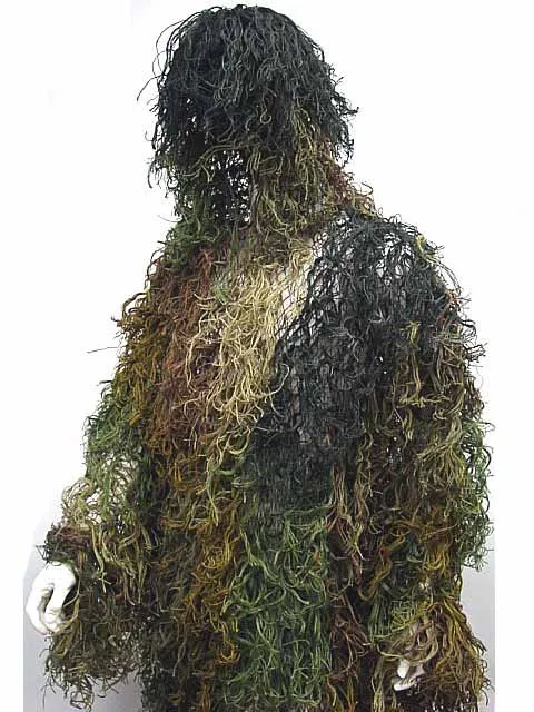 Top Quality Desert Bionic Ghillie Suits Camouflage Grass Hunting Recon Yowie Paintball Military Clothing Free Shipping