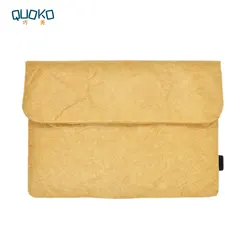 Vintage-Inspired Laptop Sleeve with Durable Fiber Material for 13-inch (Brown)