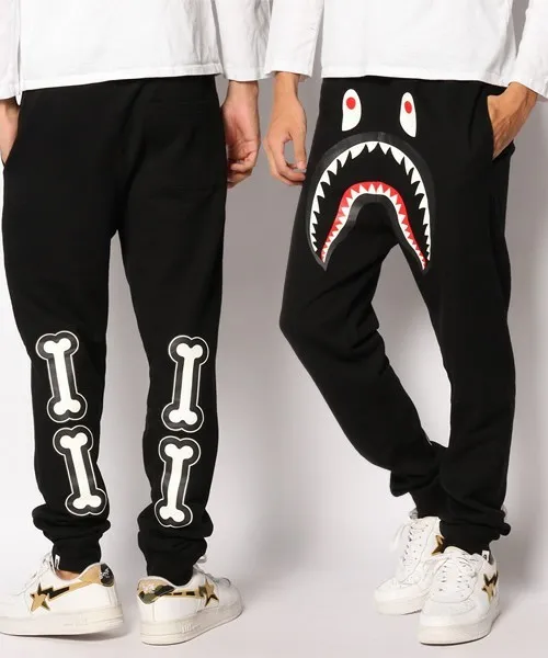 Pantaloni bone sport harem pantaloni della tuta uomini bape bape cargo  jogging allentato tuta casuale pantaloni hip hop pantaloni bape bape|bape  watch|pants twillpants fall - AliExpress