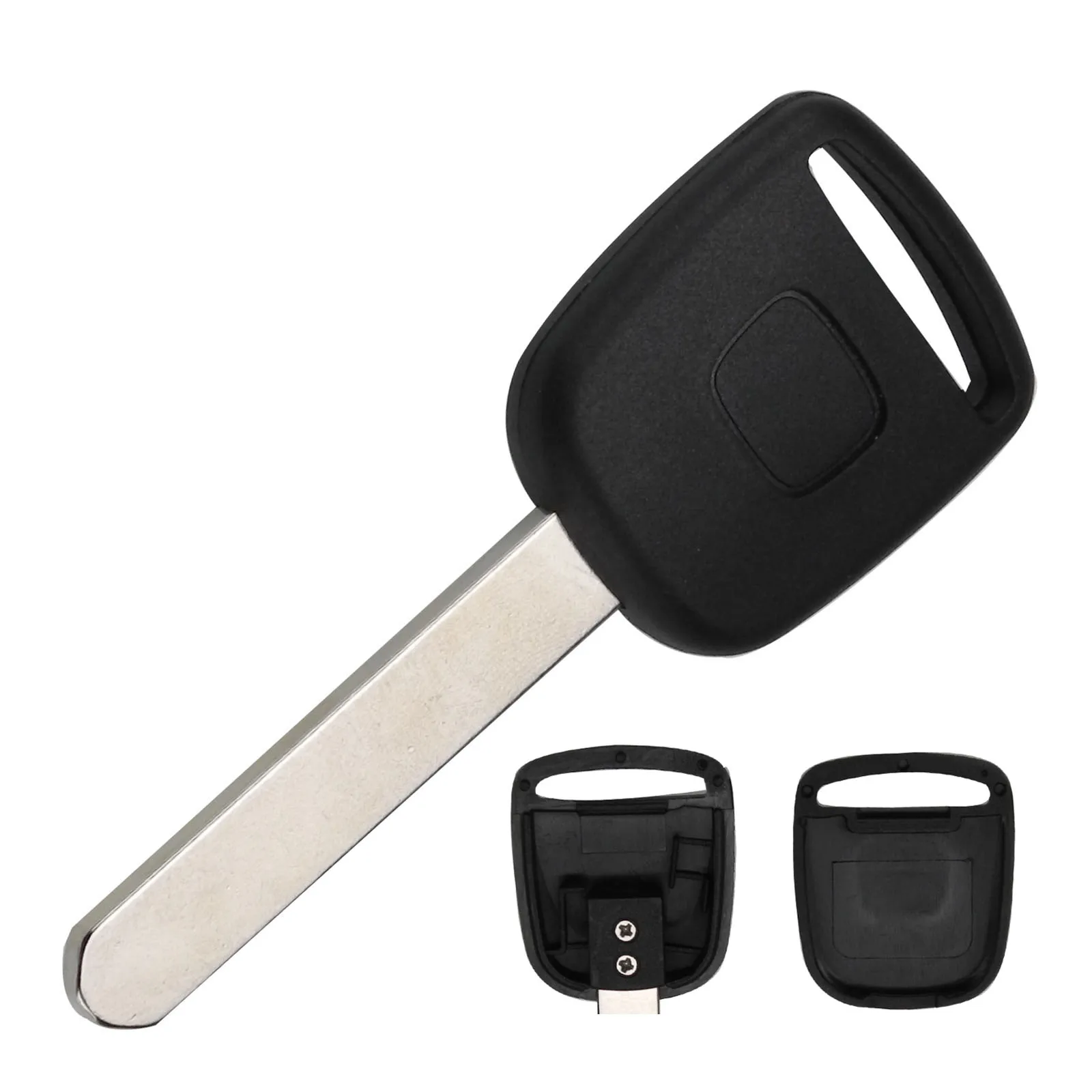 

jingyuqin Uncut Blade Blank Remote Car Key Transponder Ignition Shell For Honda CR-V XR-V Accord Civic Jade