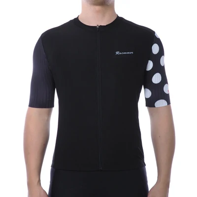 Racmmer мужские велосипедные Джерси PRO AERO с коротким рукавом Maillot Ciclismo Hombre Mtb велосипед Джерси рубашка черный Джерси - Цвет: PIC COLOR