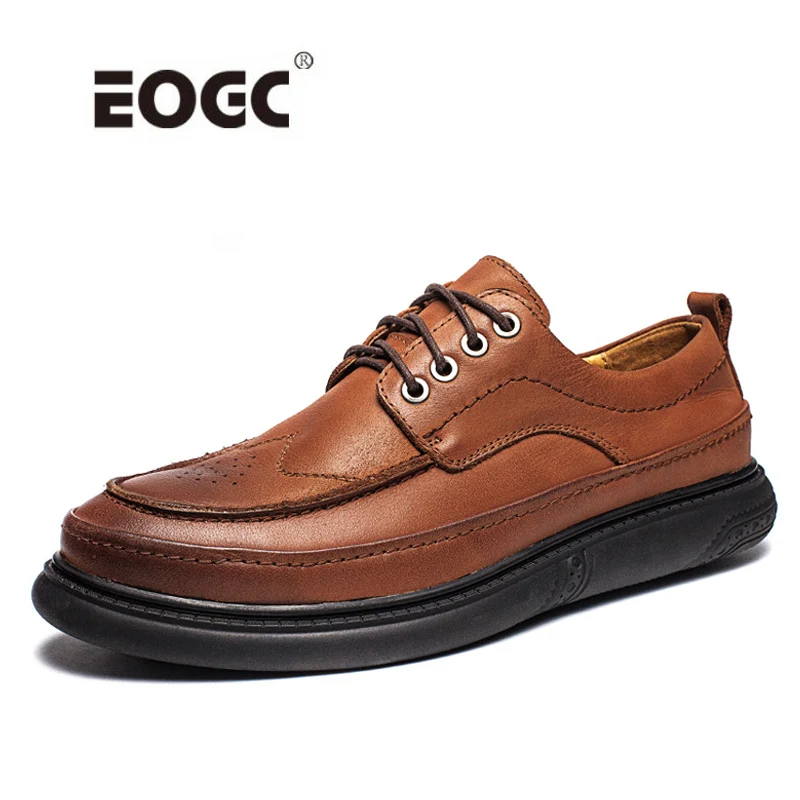 Handmade Ao Ar De Livre Oxford Macio Dos Sapatos Lace Couro Natural Sapatas Homens Preto Dropshipping marrom Up Respirável Retro Formal PZwWO6dq