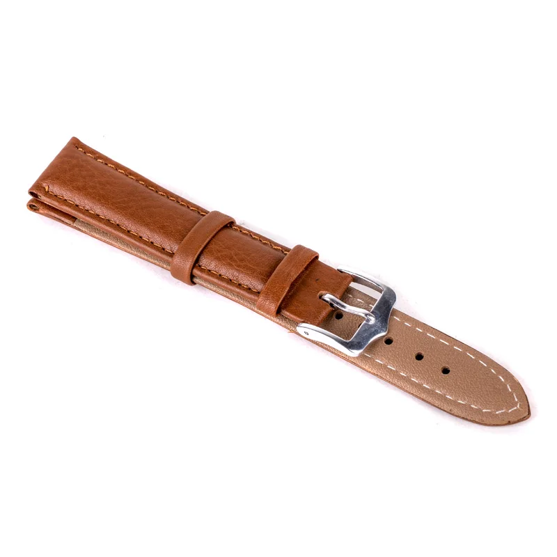 Luxury Watch Band 12mm,14mm,16mm,18mm,20mm,22mm,24mm Soft Sweatband Leather Strap Steel Buckle Wrist WatchBand