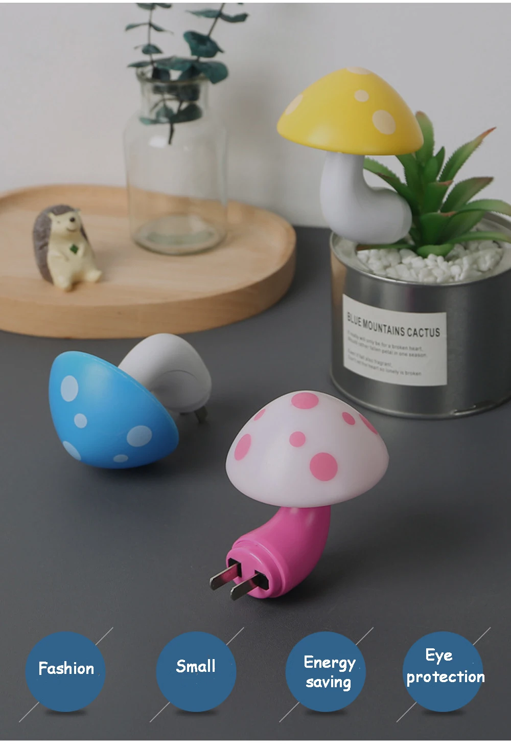 Mini Mushroom Baby Night Light