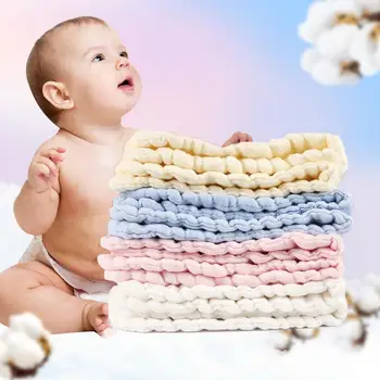 

Peanut Shape Diapers Candy Colored Gauze Nappys Non Folding Breathable Soft Absorbent Nappy Washable Diaper 14x40cm 4 Colors S3