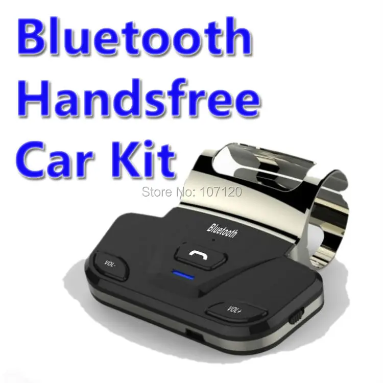 

2015 New High Quality car bluetooth handsfree bluetooth car speaker Bluetooth Car Kit support for matching two phones