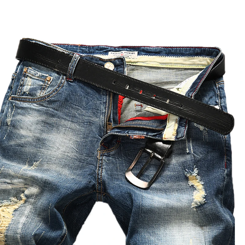 AIRGRACIAS New Fashion Mens Ripped Short Jeans Brand Clothing Bermuda Summer 98% Cotton Shorts Breathable Denim Shorts Male AIRGRACIAS New Fashion Mens Ripped Short Jeans Brand Clothing Bermuda Summer 98% Cotton Shorts Breathable Denim Shorts Male