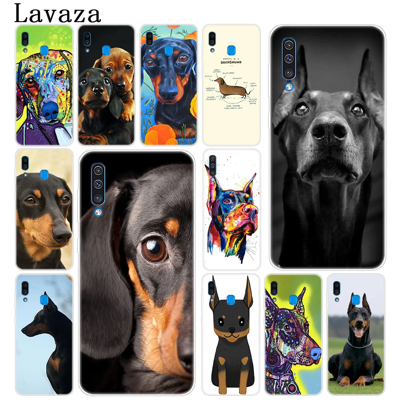

Lavaza Cute Dachshund Doberman Dog Hard Phone Case for Samsung Galaxy A70 A60 A50 A40 A30 A20 A10 M10 M20 M30 M40 Cover