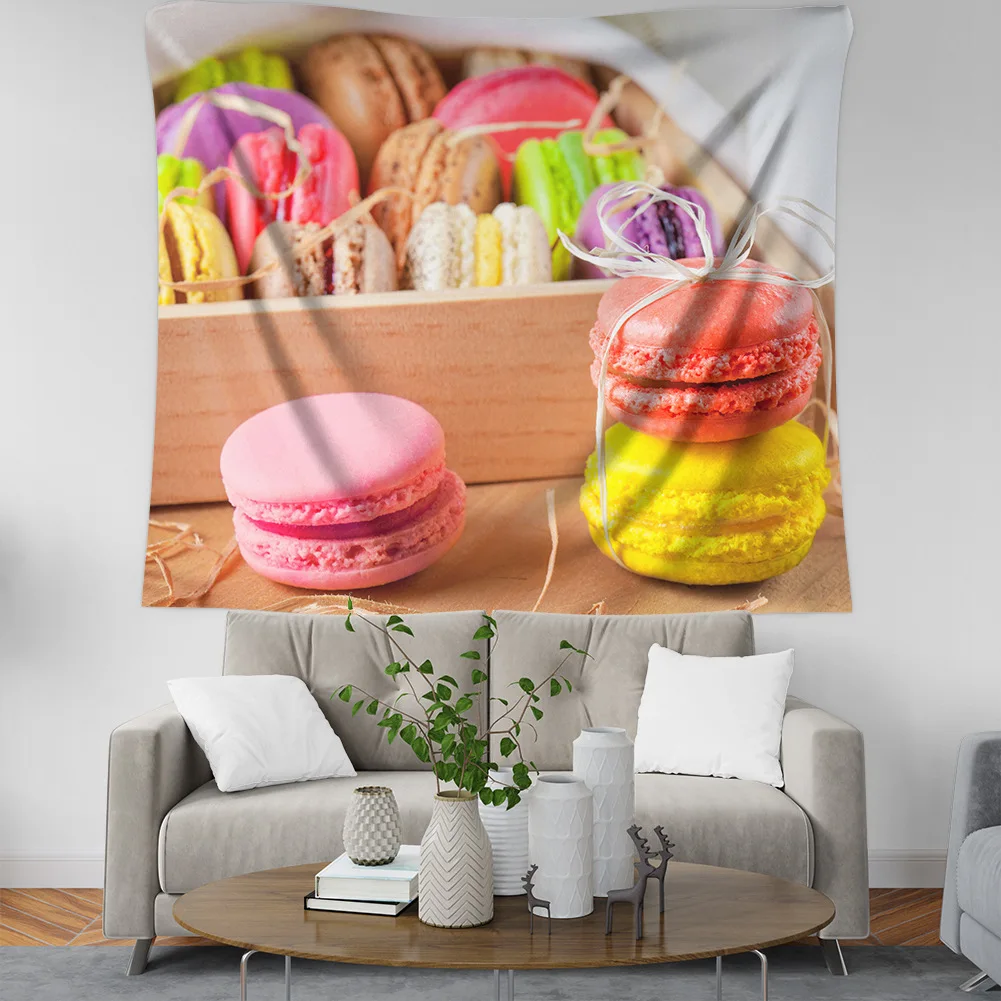 Nordic Ins цифровая печать гобелен Macarons стены подвесное украшение на стену ткань настенный гобелен из ткани домашний декор для постельных принадлежностей Art