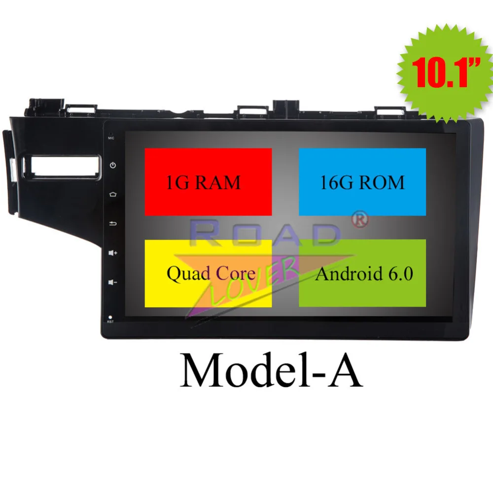 Top TOPNAVI Android 6.0 2G+32GB Quad Core 10.1" Car Media Center Player For Honda Fit 2014 Stereo GPS Navigation NO DVD Auto Audio 7