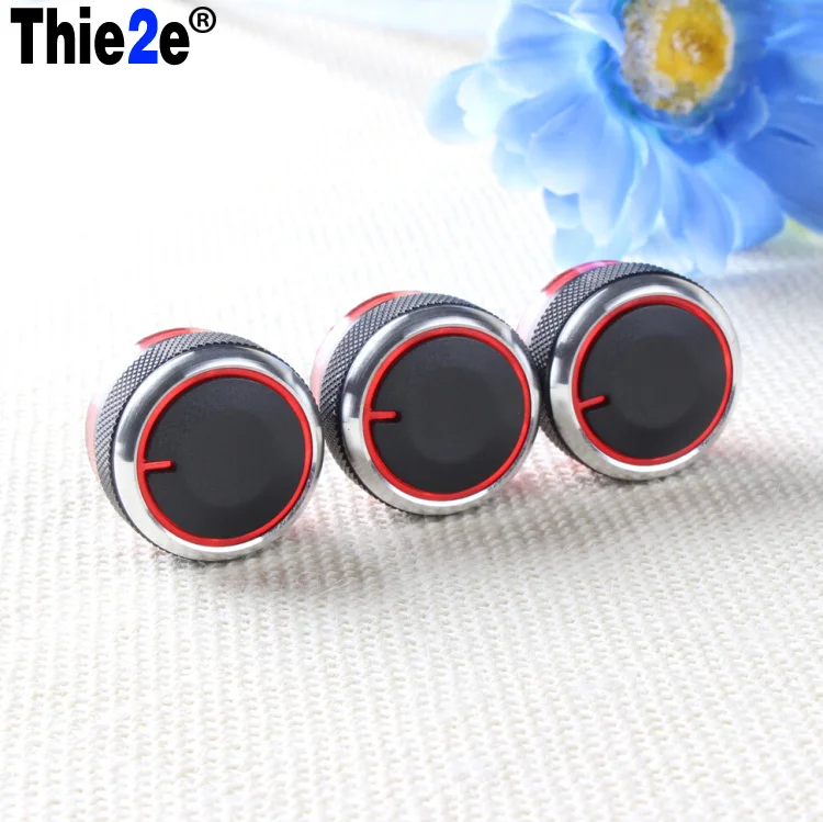 Ручка кондиционера панель переключателя для Peugeot 206 207 Citroen C2 3 шт./компл.|buttons