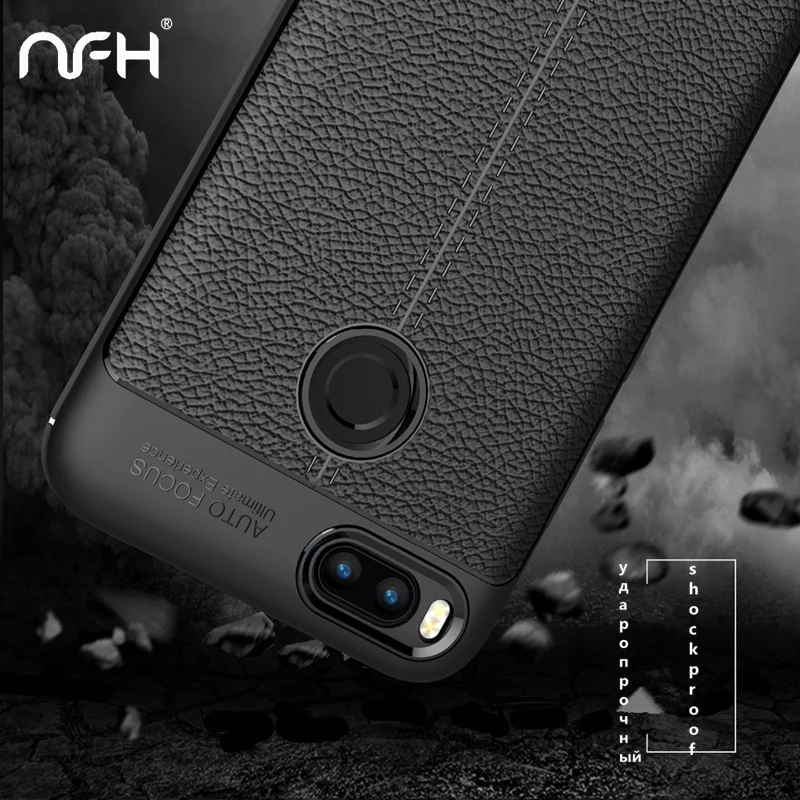 

Mi 5X Mi A1 Luxury Litchi Leather Skin TPU Case For Xiaomi A1 Xiaomi 5X Phone Camera Protection Slim Back Case On A1 5X 5.5 inch