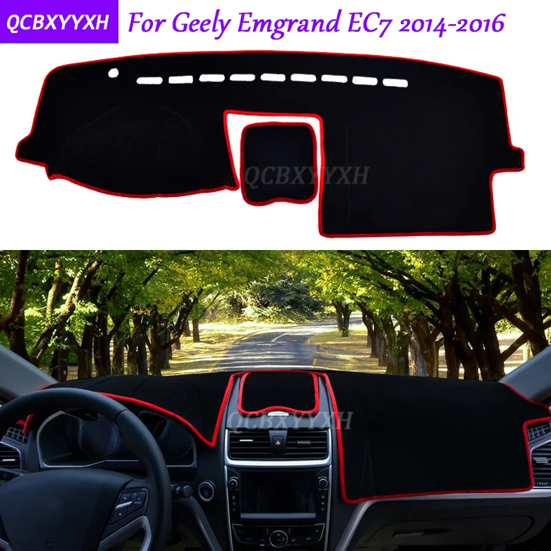 Для Geely EC7- коврик на приборную панель защитный интерьер Photophobism защитная накладка теневая Подушка аксессуары для стайлинга автомобилей