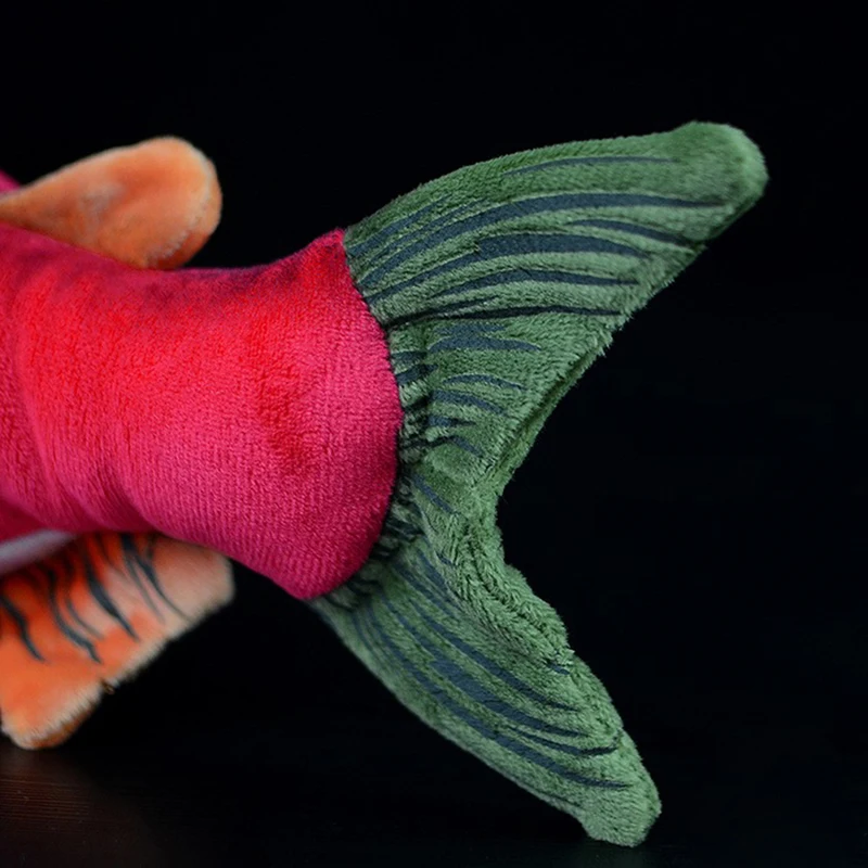 40 см длинная реальная жизнь Sockeye Лосося Мягкие игрушки Реалистичные морские