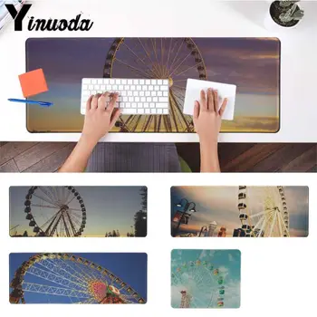 

Yinuoda PC Stylish cool Mouse Pad City Ferris Wheel Gamer Speed Mice Mousepad Size for 18x22cm 20x25cm 25x29cm 30x90cm 40x90cm