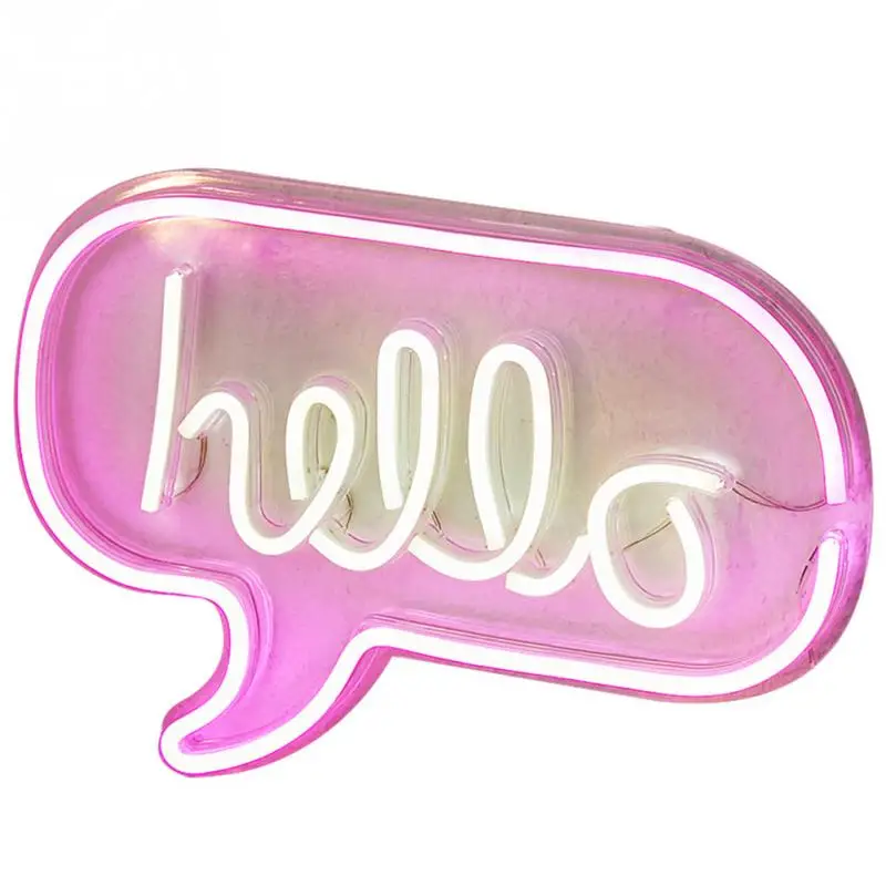 

Fashion Colorful Rainbow Led Neon Sign Light Holiday Xmas Party Wedding Decorations Kids Room Night Lamp Home Wall Decor
