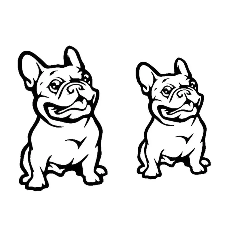 

Universal Black French Bulldog Car Auto Styling Sticker Decorative Decal