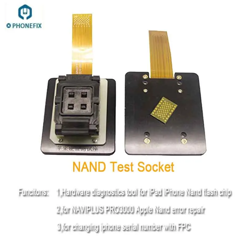 PHONEFIX LGA52 LGA60 NAND тестовый разъем для iPhone 4 4S 5 5C 5S 6 6P iPad 2 3 Air Air2 Mini1 PRO3000S адаптер|Наборы