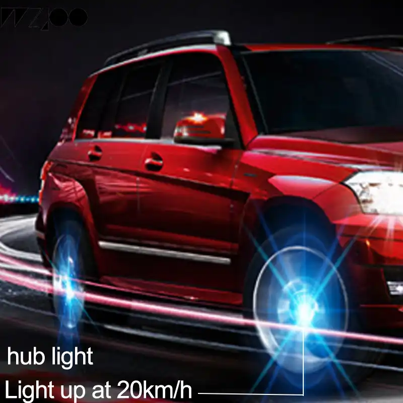 Hub light Car Floating Illumination Wheel Caps LED Light Center Cover