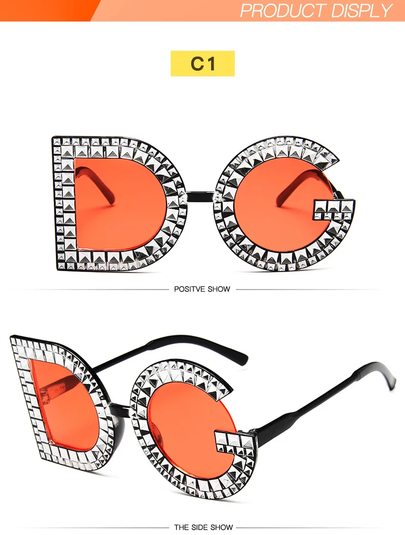 Модные круглые женские солнцезащитные очки с бриллиантами, роскошные брендовые Винтажные Солнцезащитные очки с пластиковой оправой - Цвет линз: 1