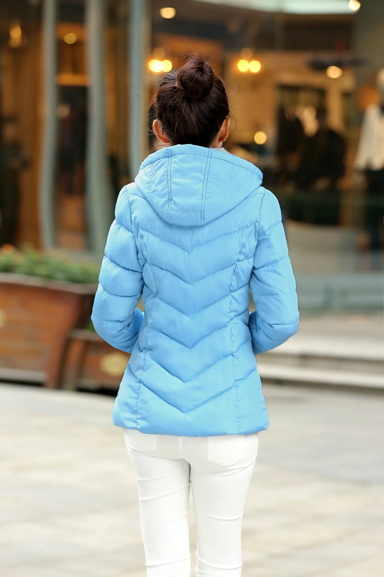 Женское пальто куртка женская тонкая короткая хлопковая стеганая куртка новая осенняя и зимняя верхняя одежда размера плюс 4XL