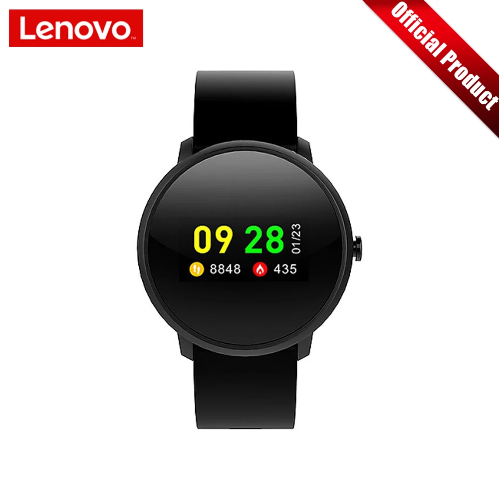 Lenovo Smart Watch HW10 Sports Watch Bracelet IP68 Waterproof 0.96 Inch LCD Color Screen Heart Rate Detector Fitness Tracker