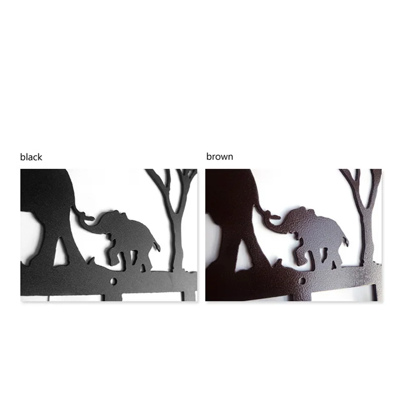  Unique Elephant Design Metal Robe Hook Decorative 5 Coat Hooks Hat/Bag/Clothes Kitchen Bathroom Wal - 32735959417