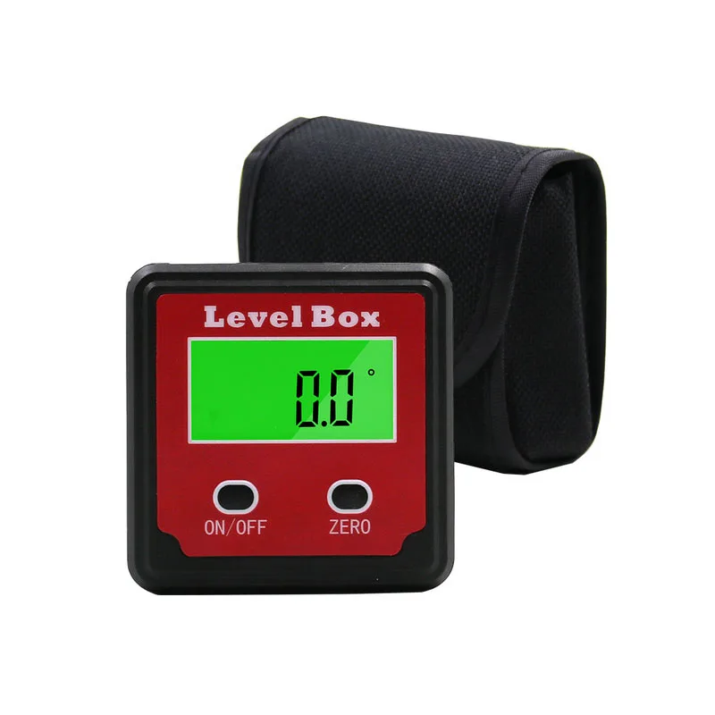 Precision Digital Protractor Inclinometer Level Box Digital Angle Finder Bevel Box With Magnet Base