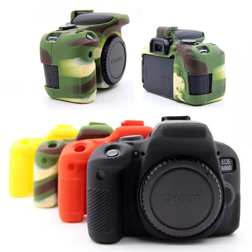 

Soft Rubber Skin Silicone Camera Case Cover for Canon 5D3 5DS 5DR/5D Mark IV/5D iV 5d4/6D/6d II 6d2/7d2 7dII