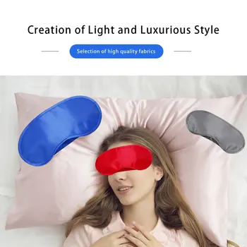 

Sleeping Mask Soft Stain Eye Mask Deep Rest Eye Mask with Contoured Shape and Adjustable Head Strap Eye Mask
