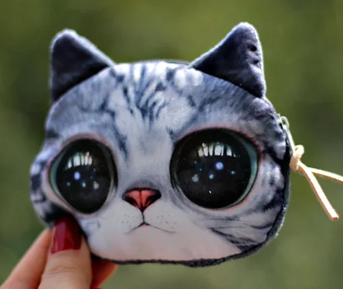 Cat Purse Kitten Pouch Bag Pet Lover Cat Purse Kitten Pouch Bag Pet Lover Cosmetic Diy In Coin Purses From Luggage Bags On