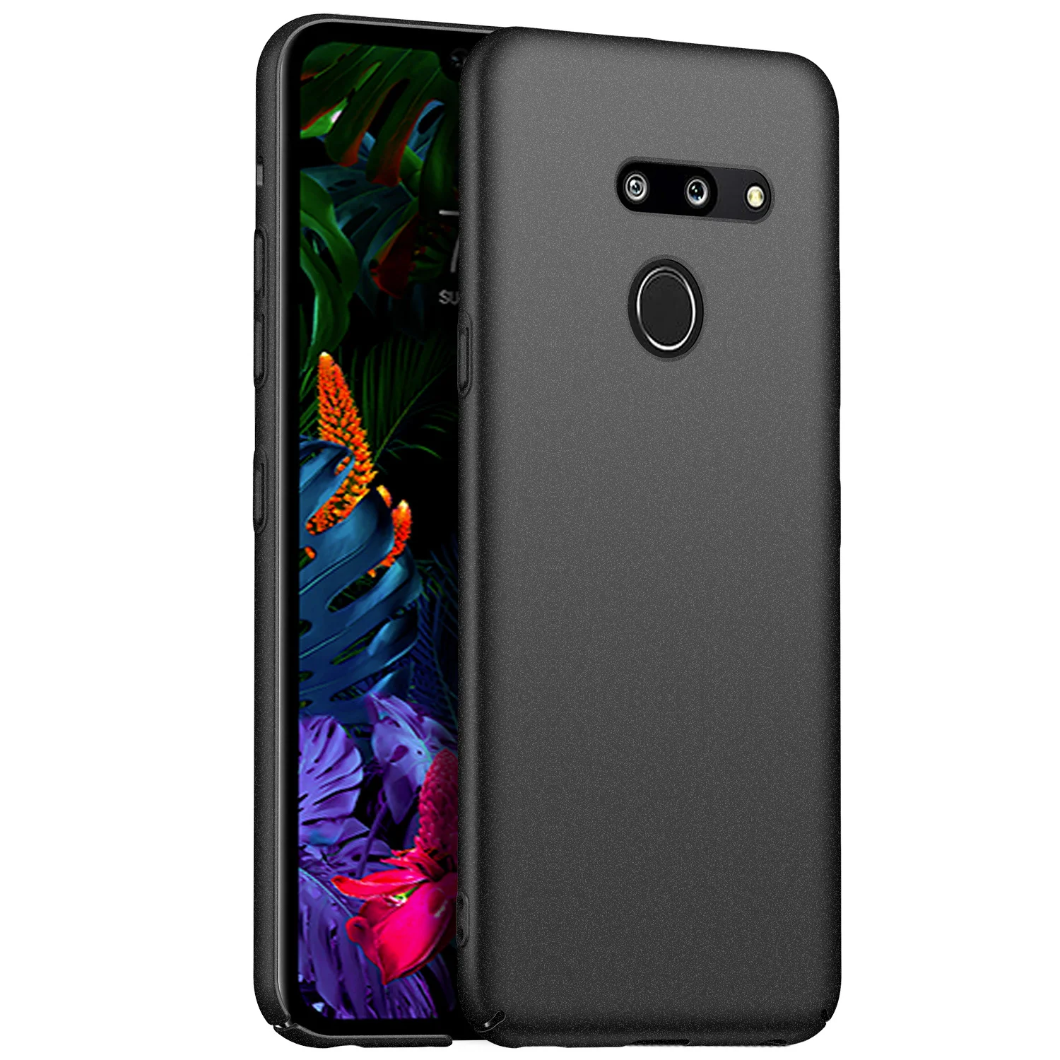 Ультратонкий минималистичный Тонкий чехол thinq для LG G8 G6 G5 G7, роскошный Высококачественный жесткий Тонкий чехол из поликарбоната, матовый защитный чехол на заднюю панель - Цвет: Scrub Black